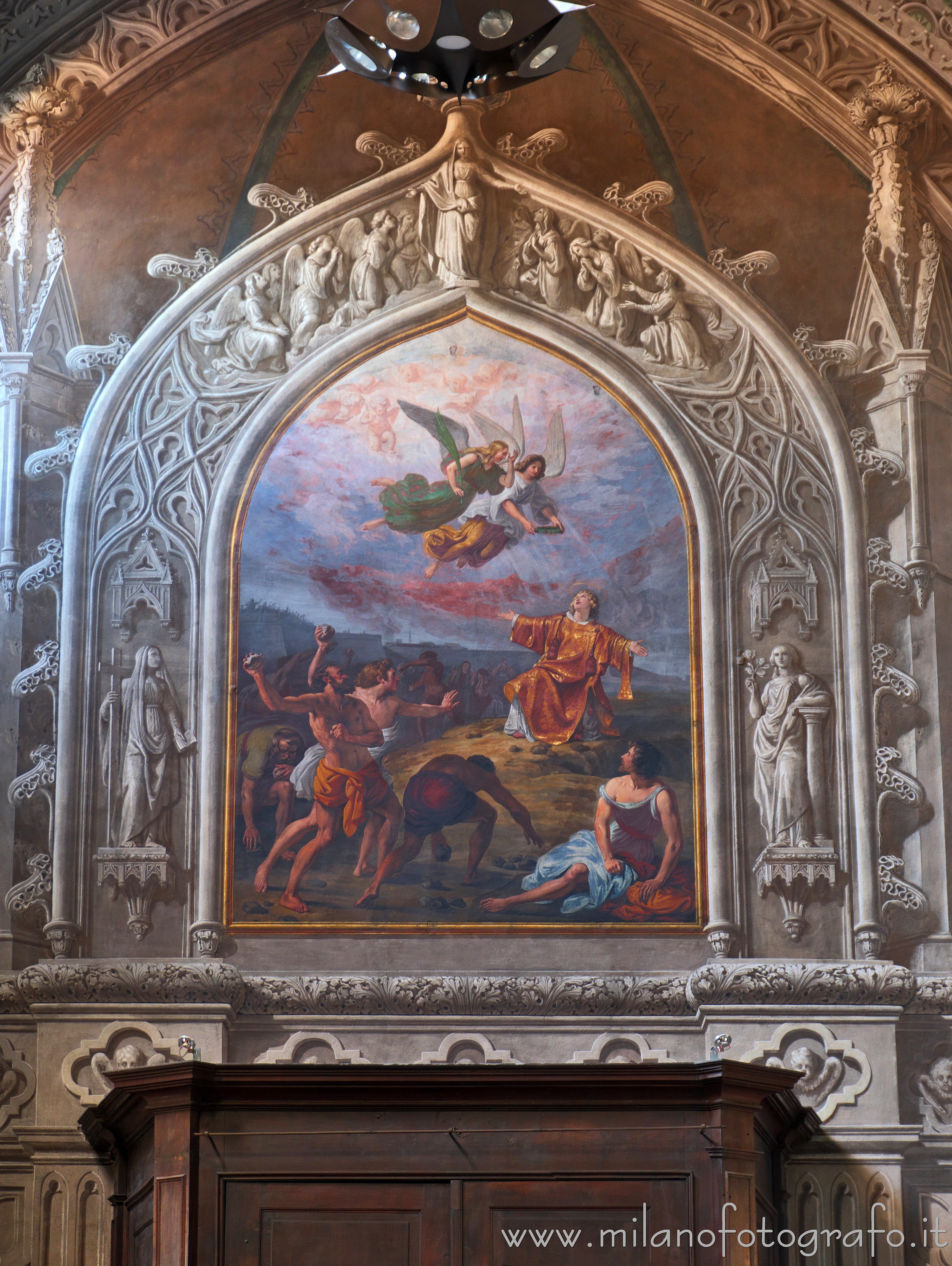 Biella - Martirio di Santo Stefano nel Duomo di Biella - Foto a piena risoluzione